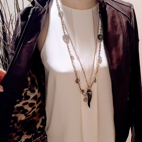 NWOT Genuine leather  Chocolate Brown jacket ๐ - Picture 5 of 8